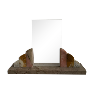 Old Art Deco marble photo holder