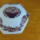 Boîte à bijoux ou bonbonnière en porcelaine fine Limoges