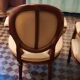 Paire de fauteuils style louis XVI