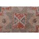 1970s Vintage Turkish Hand-Knotted Wool Cotton Red Runner Rug 90x307