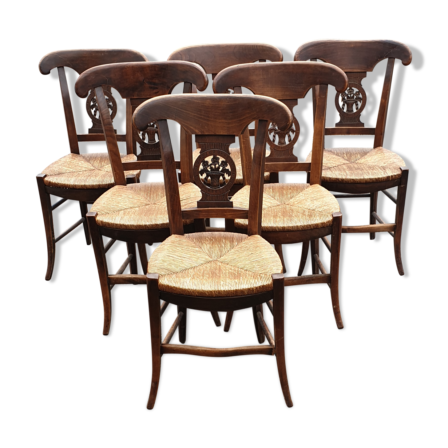 6 mulched chairs empire