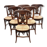 6 mulched chairs empire