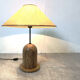 Vintage travertine table lamp, 1970s