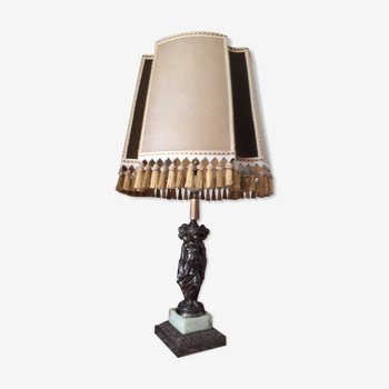 Lampe de salon en bronze massif "les 3 grâces"
