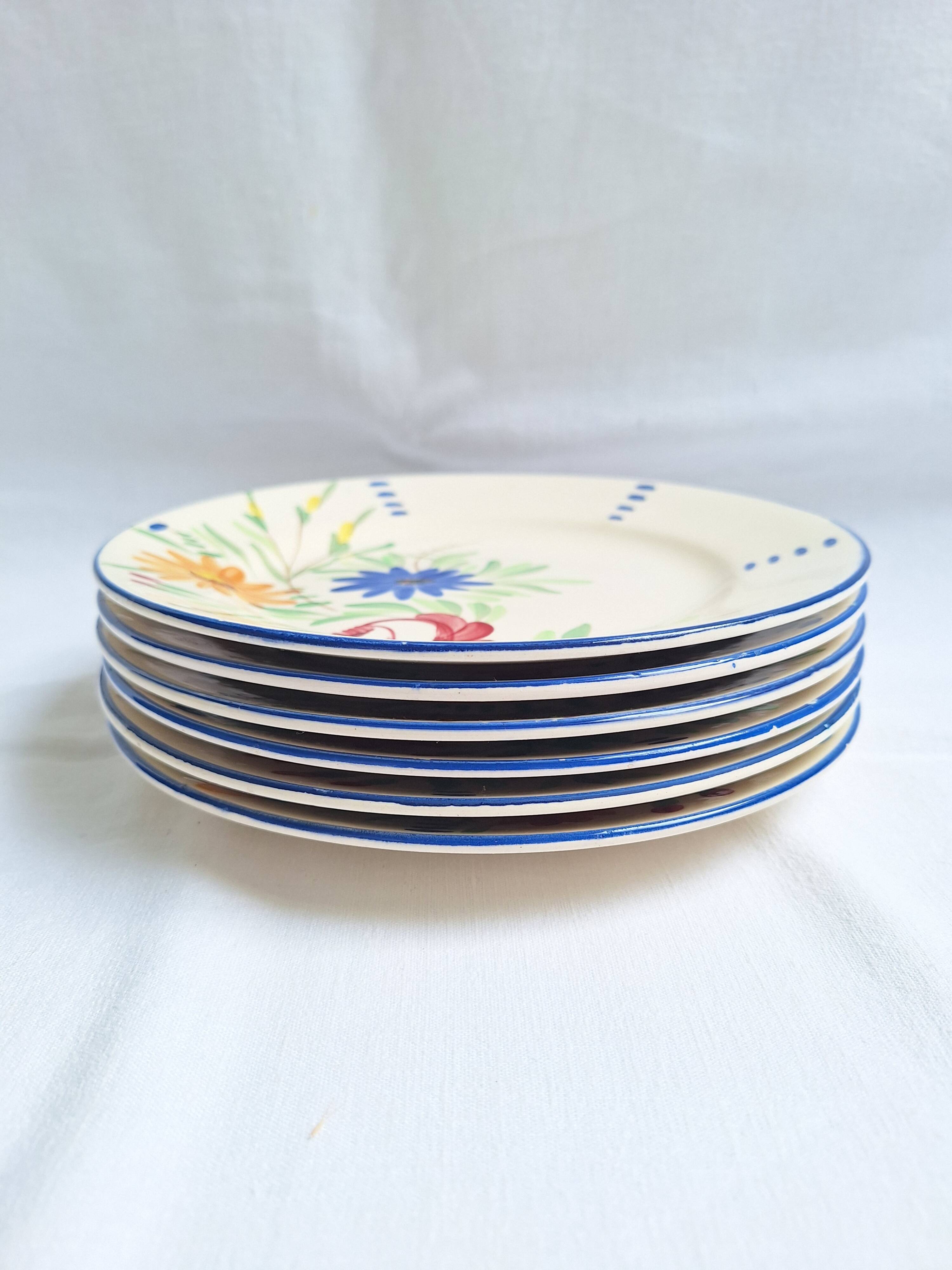 Assiettes plates Longchamp
