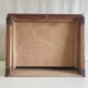 Wall-mounted writing desk in solid oak - mid 20th century.