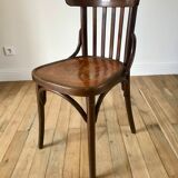 Curved wooden bistro chair 40s 50s