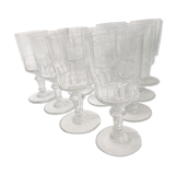 10 cut glass walking glasses