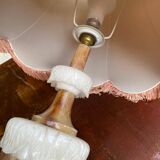 Vintage beige marble onyx lamp