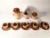 Italian ceramic coffee service set by Lusso Ceramic, 1976, Set of 13