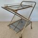 Desserte de bar pliante "Hollywood Regency"-Design Italien