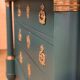 Commode empire bleu canard