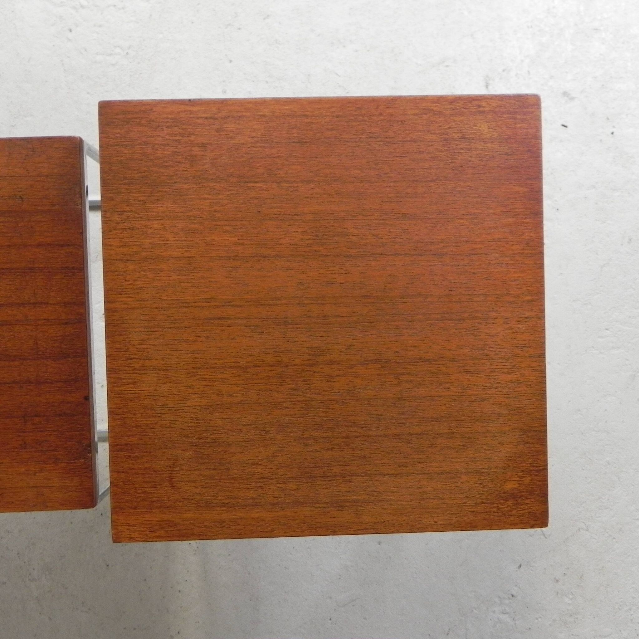 Ensemble de 3 tables d'appoint, ensemble mimi, années 1960