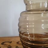 Smoked glass vase
