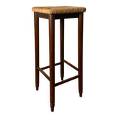 Tabouret haut en paille