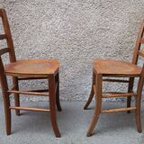 Pair of wooden chairs from the 1920s