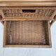 Italian Rattan and Wicker Three-Drawer Chest, 1970s