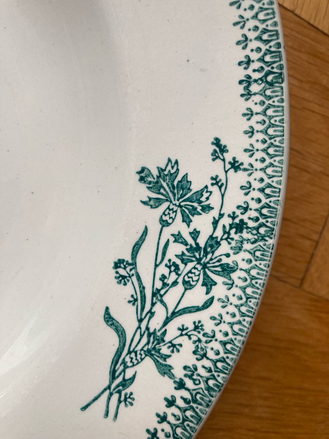 Saint Amand deep plates ironstone