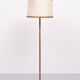 Floor lamp Charlotte Wawer parchment Shade Brass details 1950s Germany