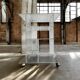 Vintage plexiglass furniture/audio furniture/cart