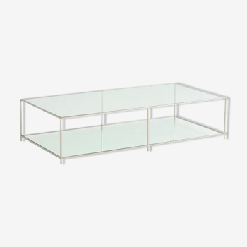 Extra large ampm glass coffee table