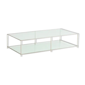 Extra large ampm glass coffee table