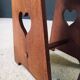 Arts & Crafts Heart Stools, Belgium, 1920s, Set of 2