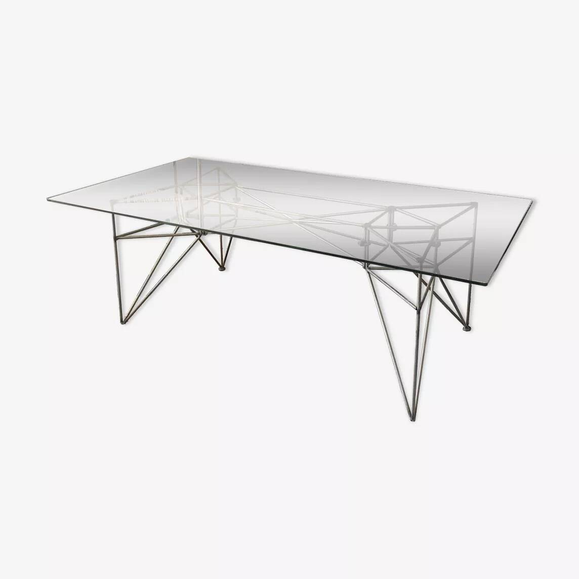 Vintage coffee table. 1980. Space age.