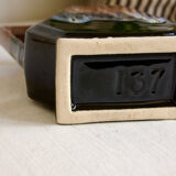 Flamed ceramic carafe jug