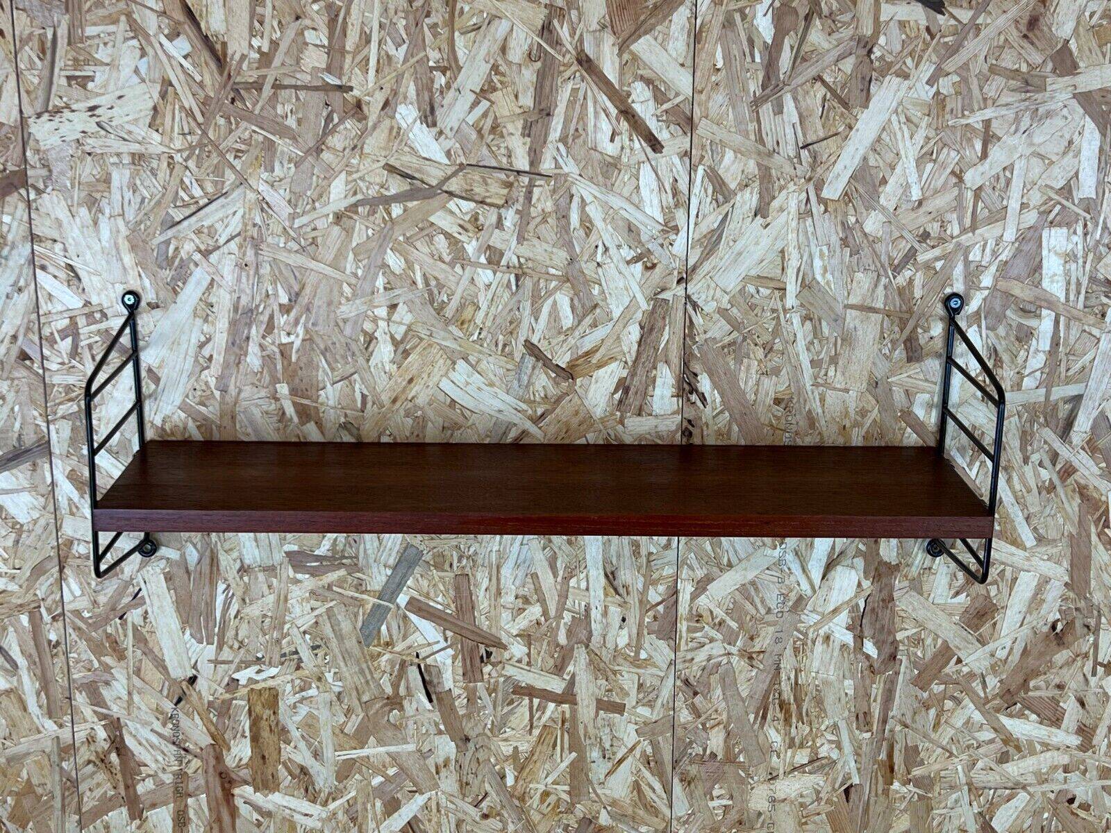 60s 70s teak string shelf module by Kajsa & Nils “Nisse” Strinning Sweden 60s