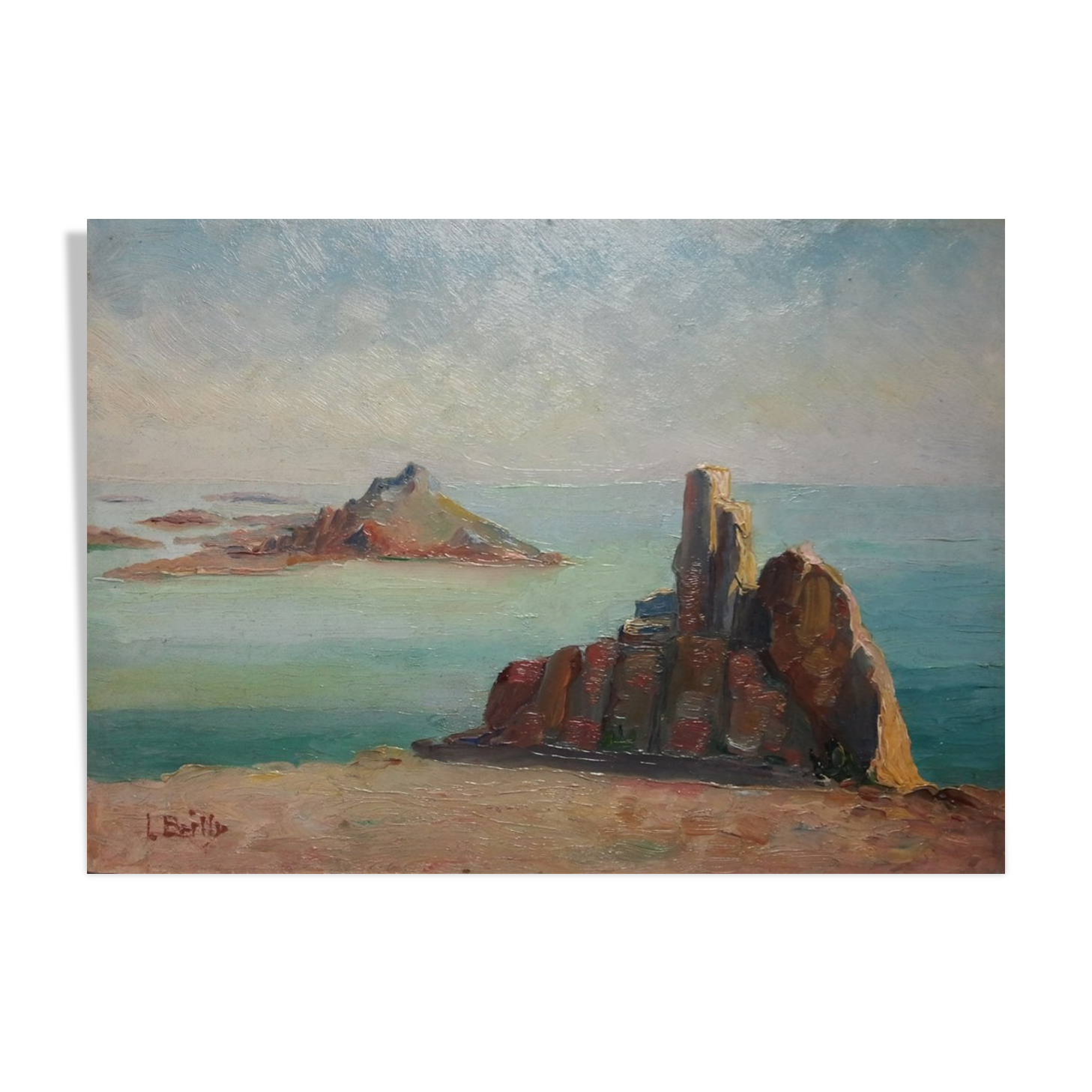 Rocks on the shores of the South of France