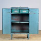 Industrial iron cabinet, 1960s