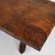 Rustic Spanish dining table, handmade in oak, 16th century