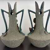 Pair of Art Nouveau vases
