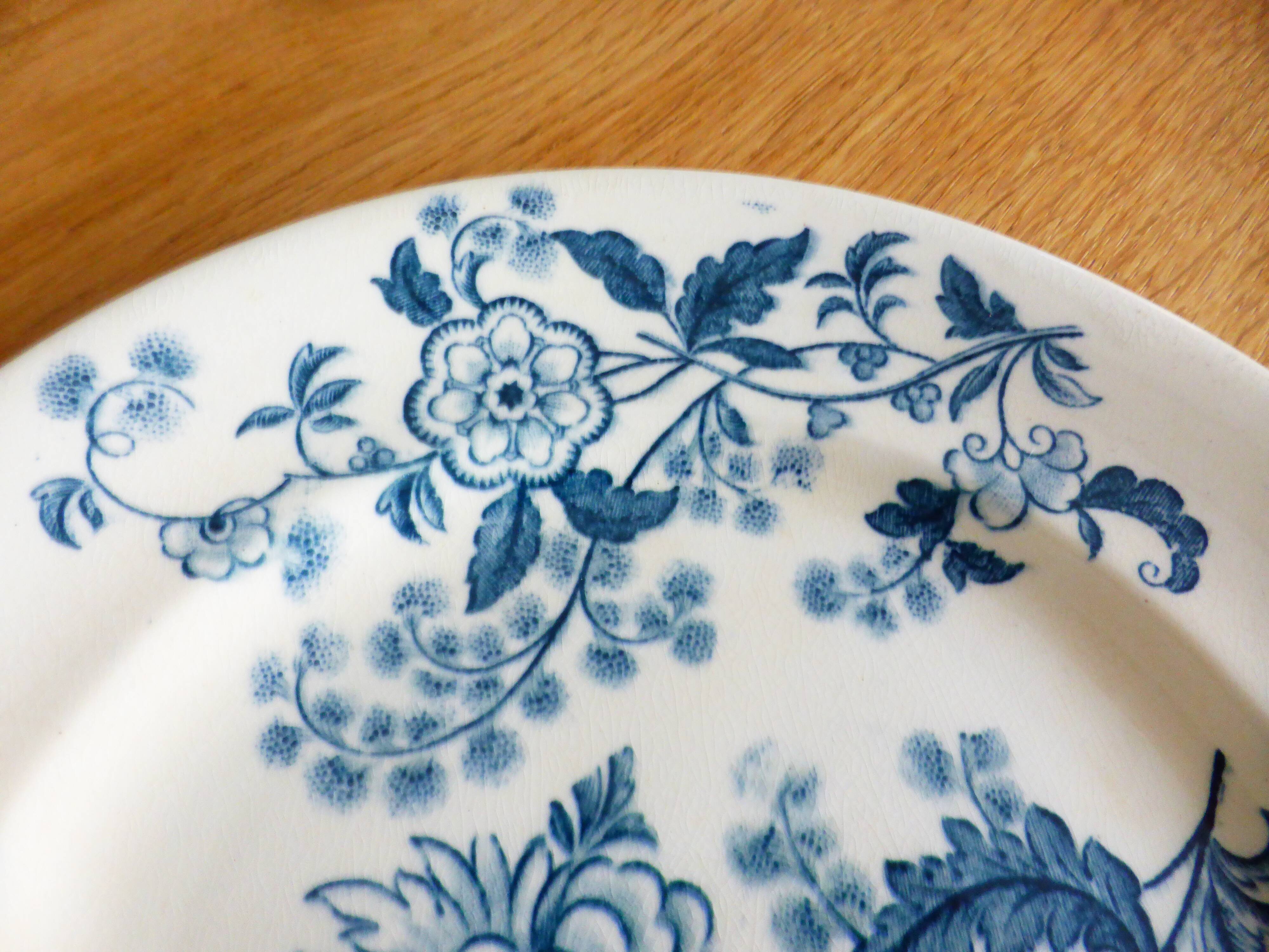 1 dessert plate from Longwy, Yeko model 221209
