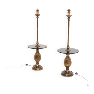 2 Late Mid-Century Hollywood-style accent streetlights by Loevsky & Loevsky