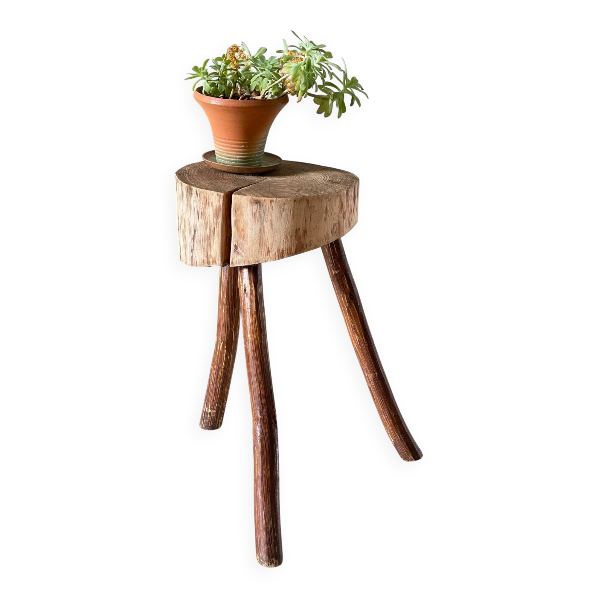 Vintage brutalist stool