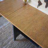 Old wooden desk with extensions