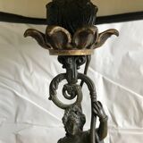 Louis Philippe bronze lamp
