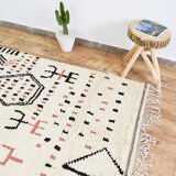 Handmade moroccan berber carpet 180 x 118 cm