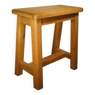 Low oak console table