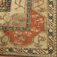 Antique Kars rug made of cotton and wool, hand-knotted, 102 x 100 in.