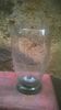 Vase en verre vintage