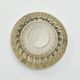 Art Deco yellow glass ashtray from the 1940s, yellow glass trinket dish