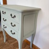 Commode arbalète verte céladon