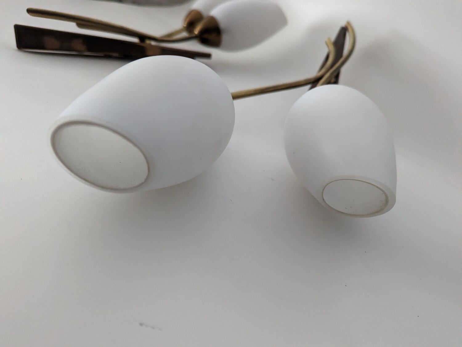 Pair wall lamp hollywood regency style