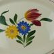 Flat oval décor Selestat, Schlettstadt, from Sarreguemines