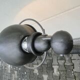 Vintage Jielde Floor Lamp Double Graphite Industrial 4 arms by Jean Louis Domecq France 1960