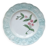 Assiette barbotine Orchies