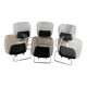 1970s chairs in acrylic and metal designed by Harvey Guzzini.